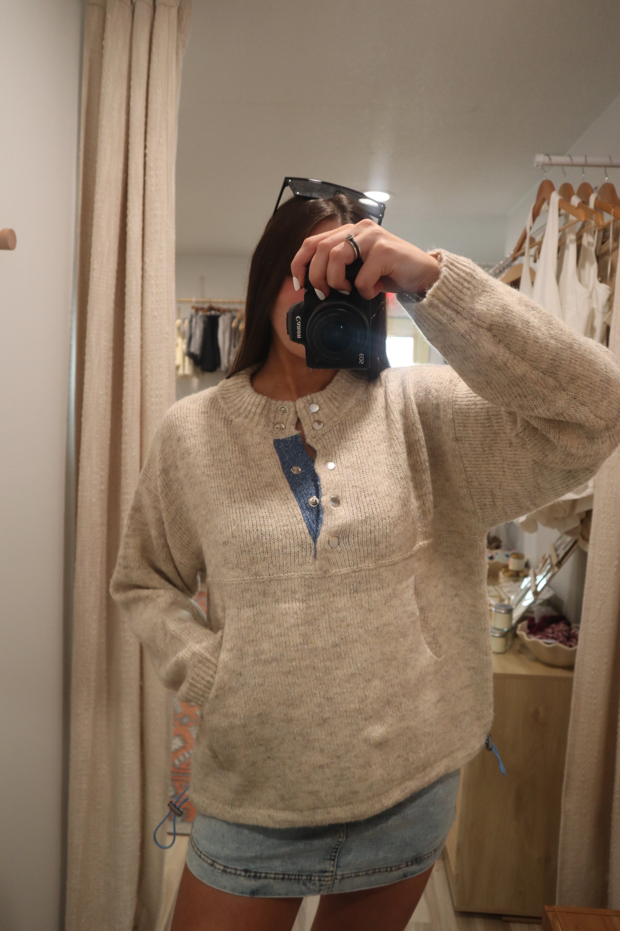 Blueberry Oatmeal Pullover