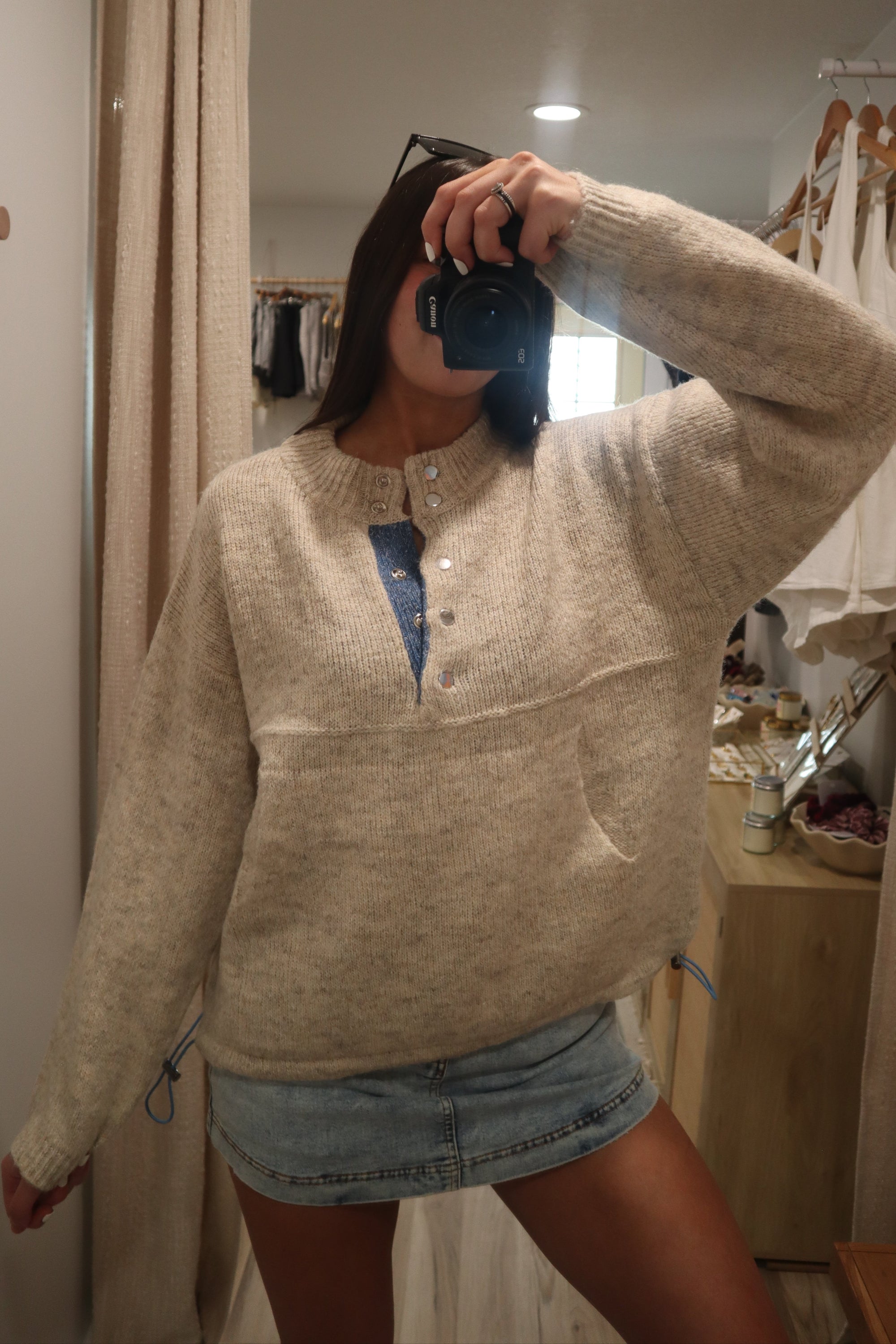 Blueberry Oatmeal Pullover