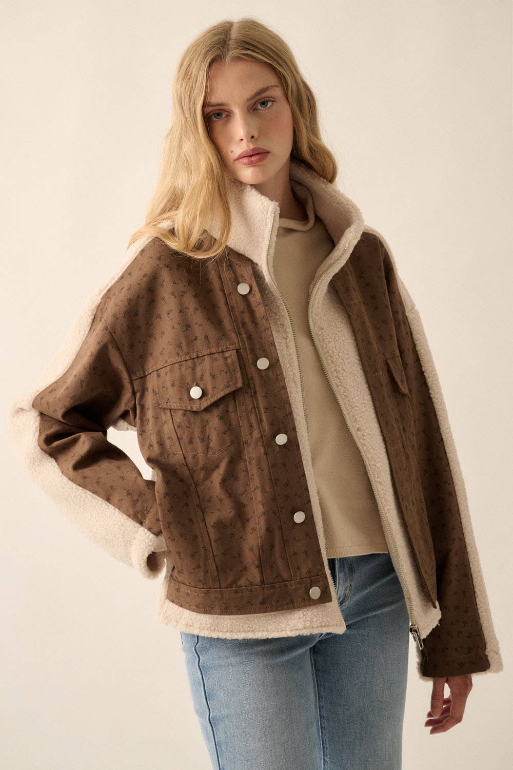 2 Faced Teddy Jacket