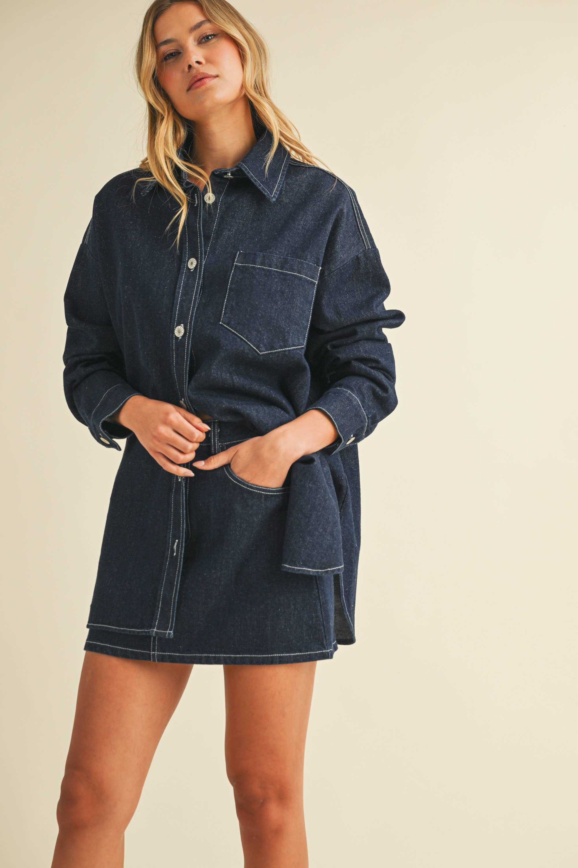Denim Button Up Shirt