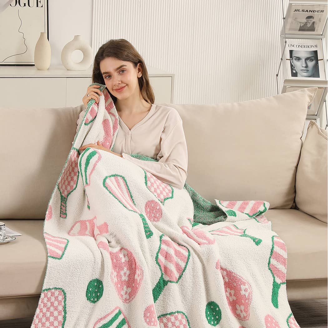 Pickleball Throw Blanket