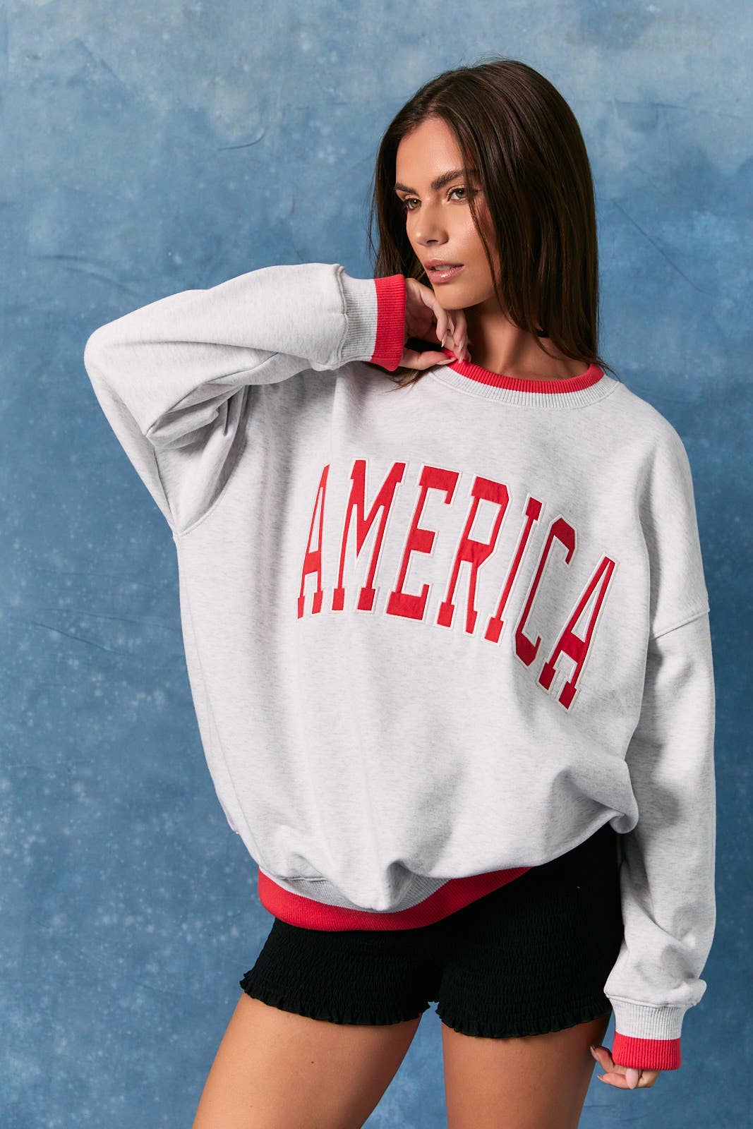 America Vintage Mockneck