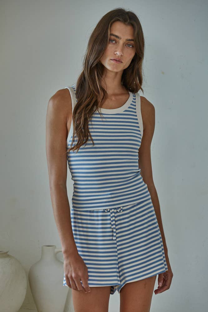 Sky Striped Tank