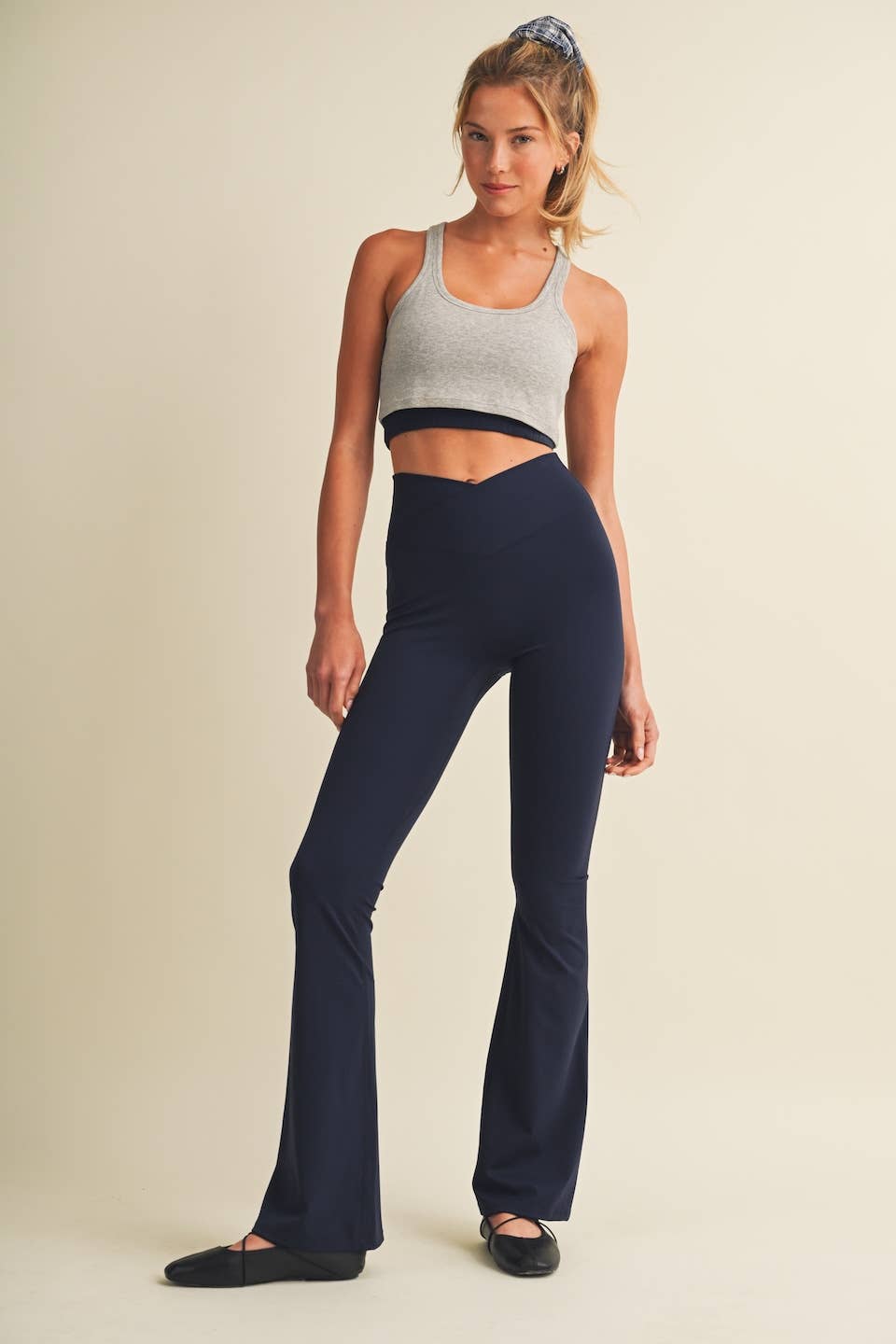 Double Layered Rib Crop Tank