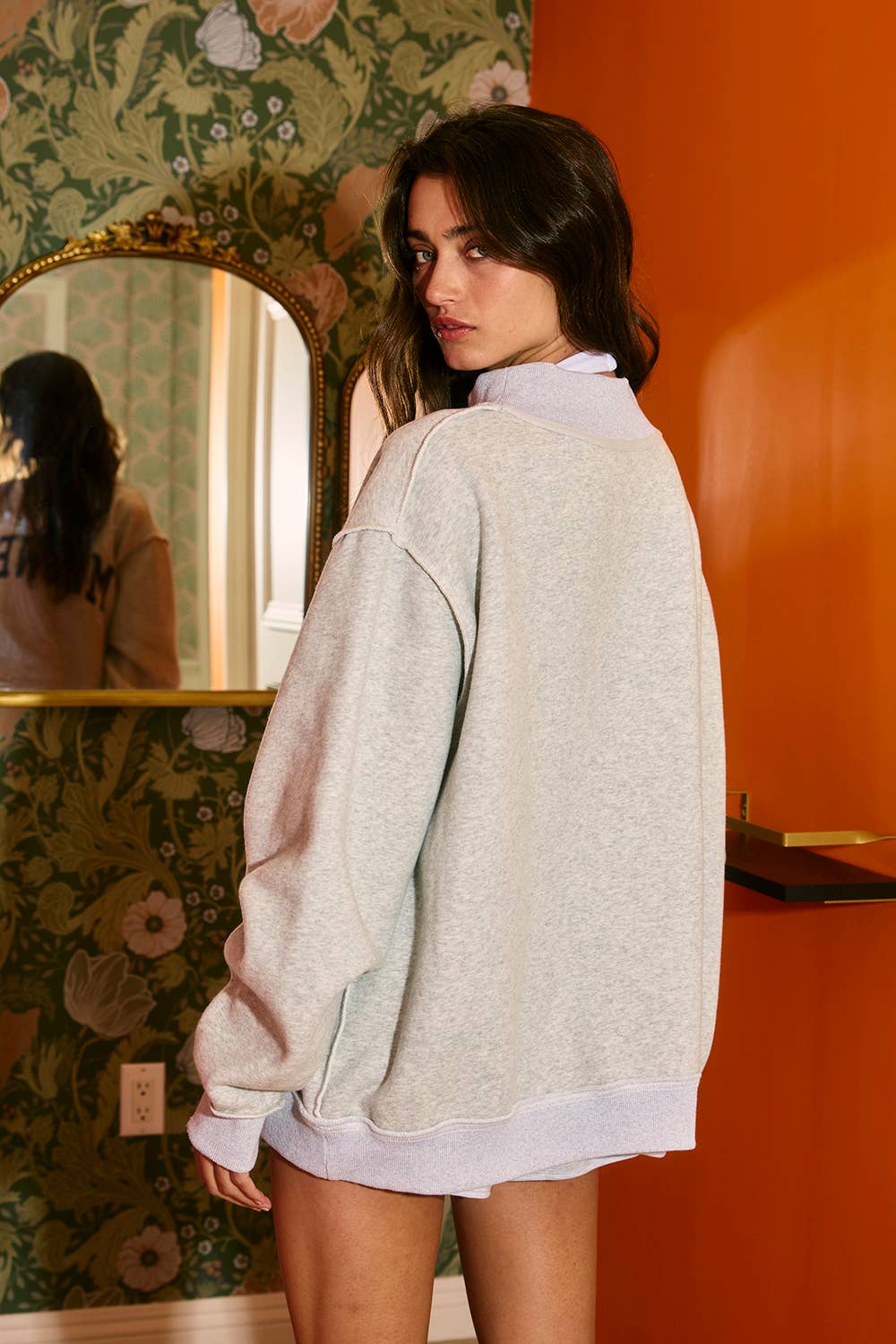 Midwest Babe Reversible Mockneck