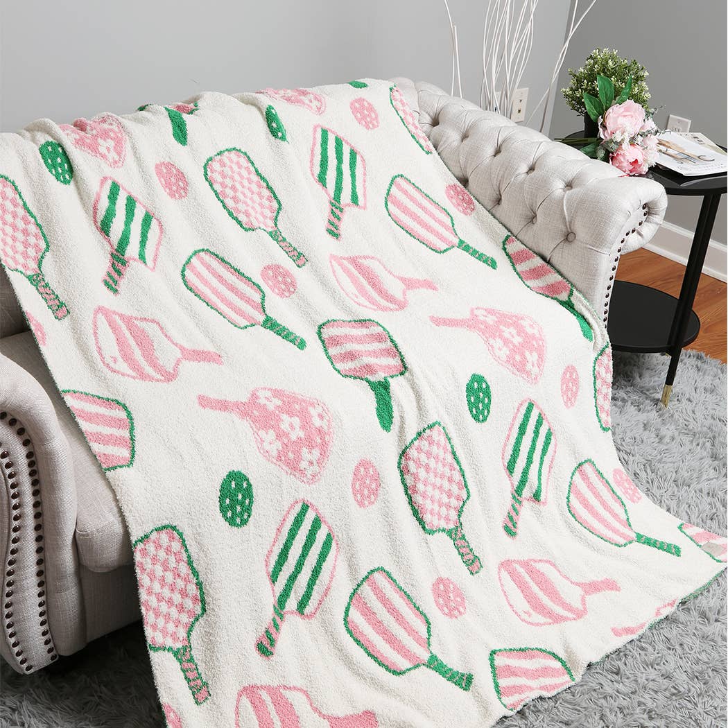 Pickleball Throw Blanket