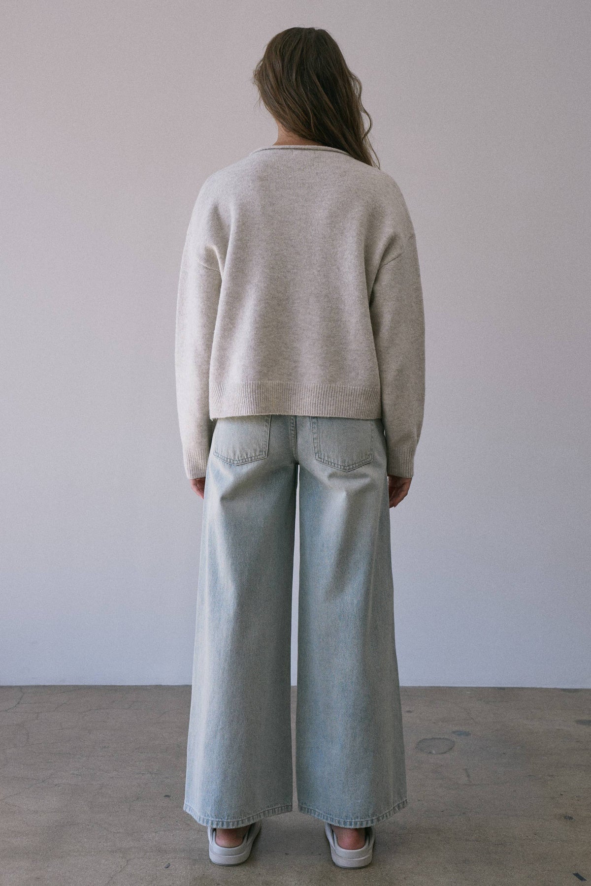 Cozy Wool Blend Oversized Button Cardigan