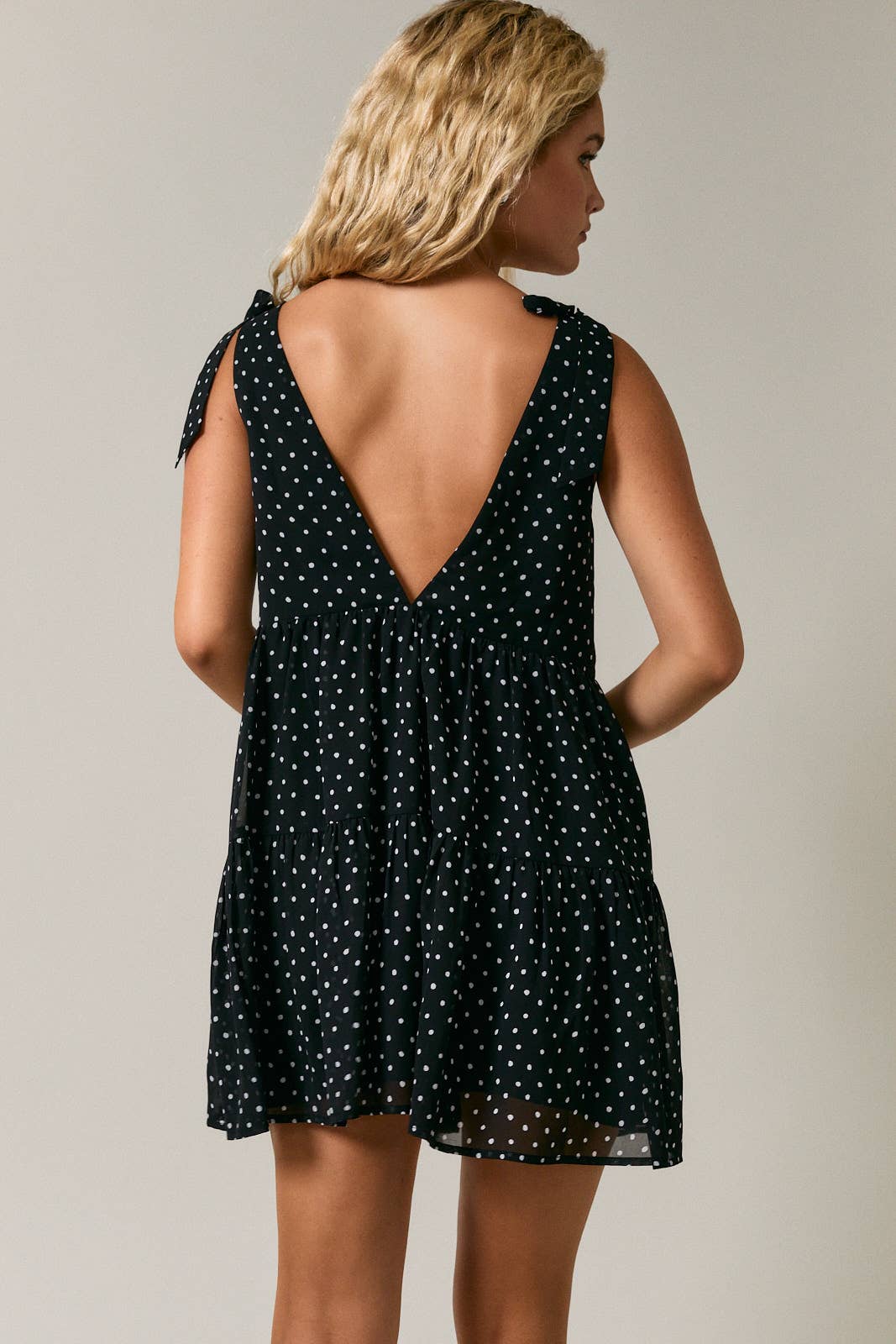 Flowy Polka Dot Dress