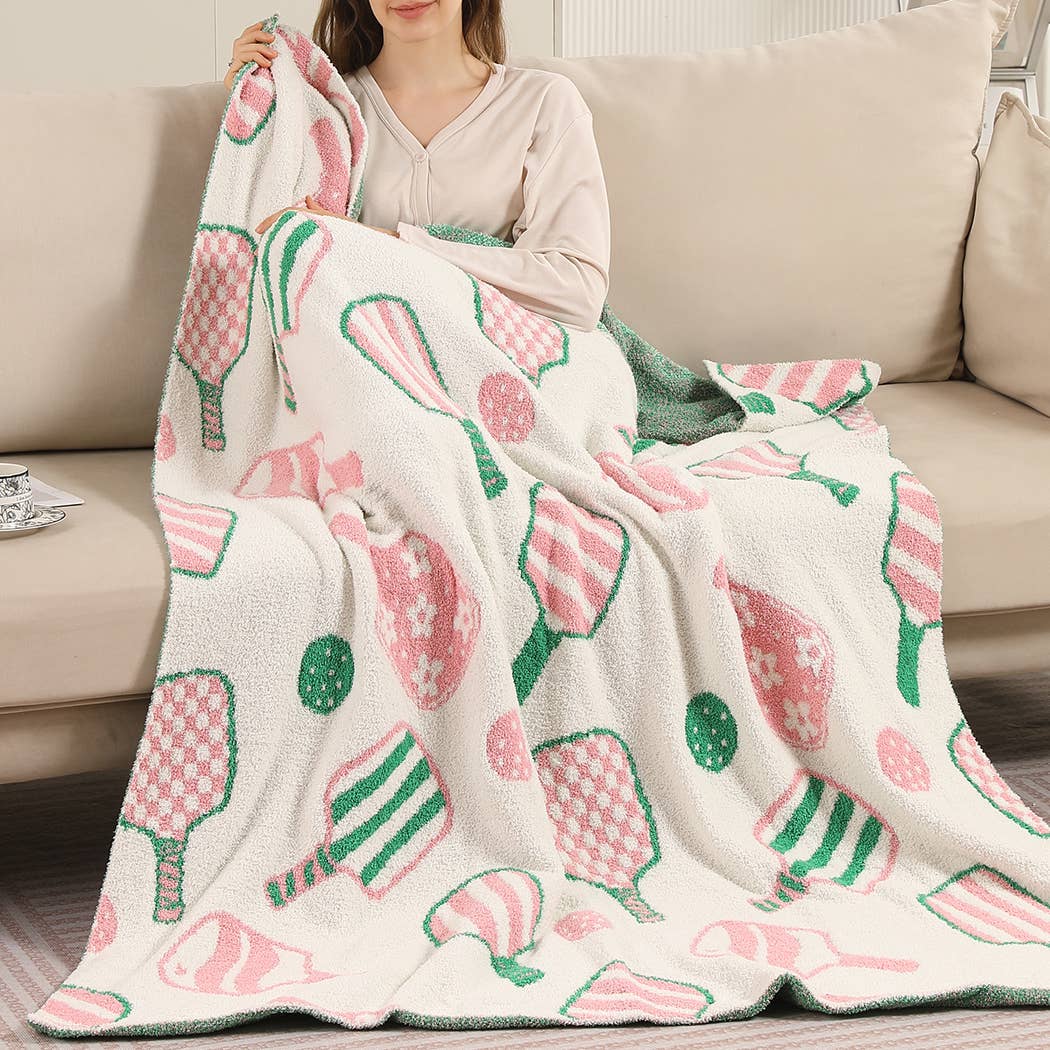 Pickleball Throw Blanket
