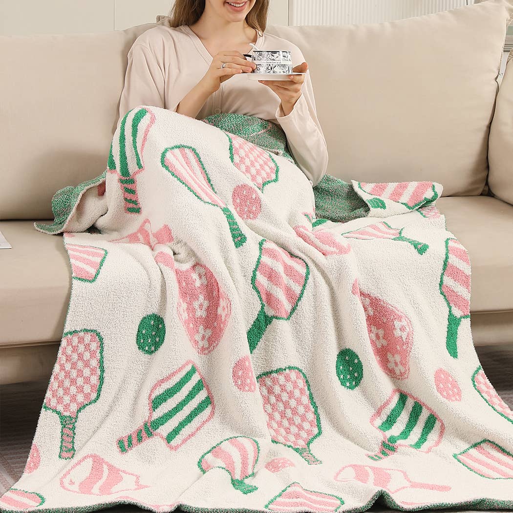 Pickleball Throw Blanket