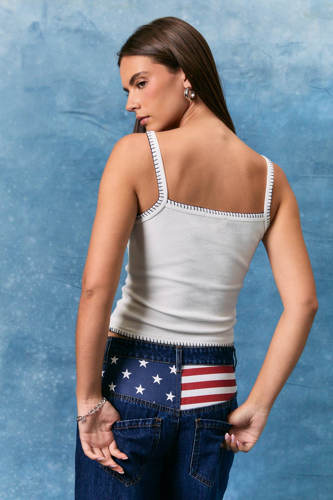 Stitched Flag Tank