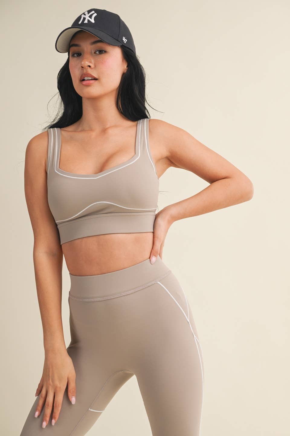 Mocha Active Sports Bra