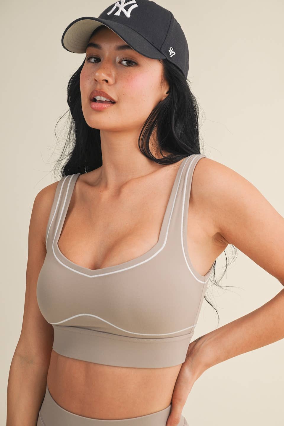 Mocha Active Sports Bra