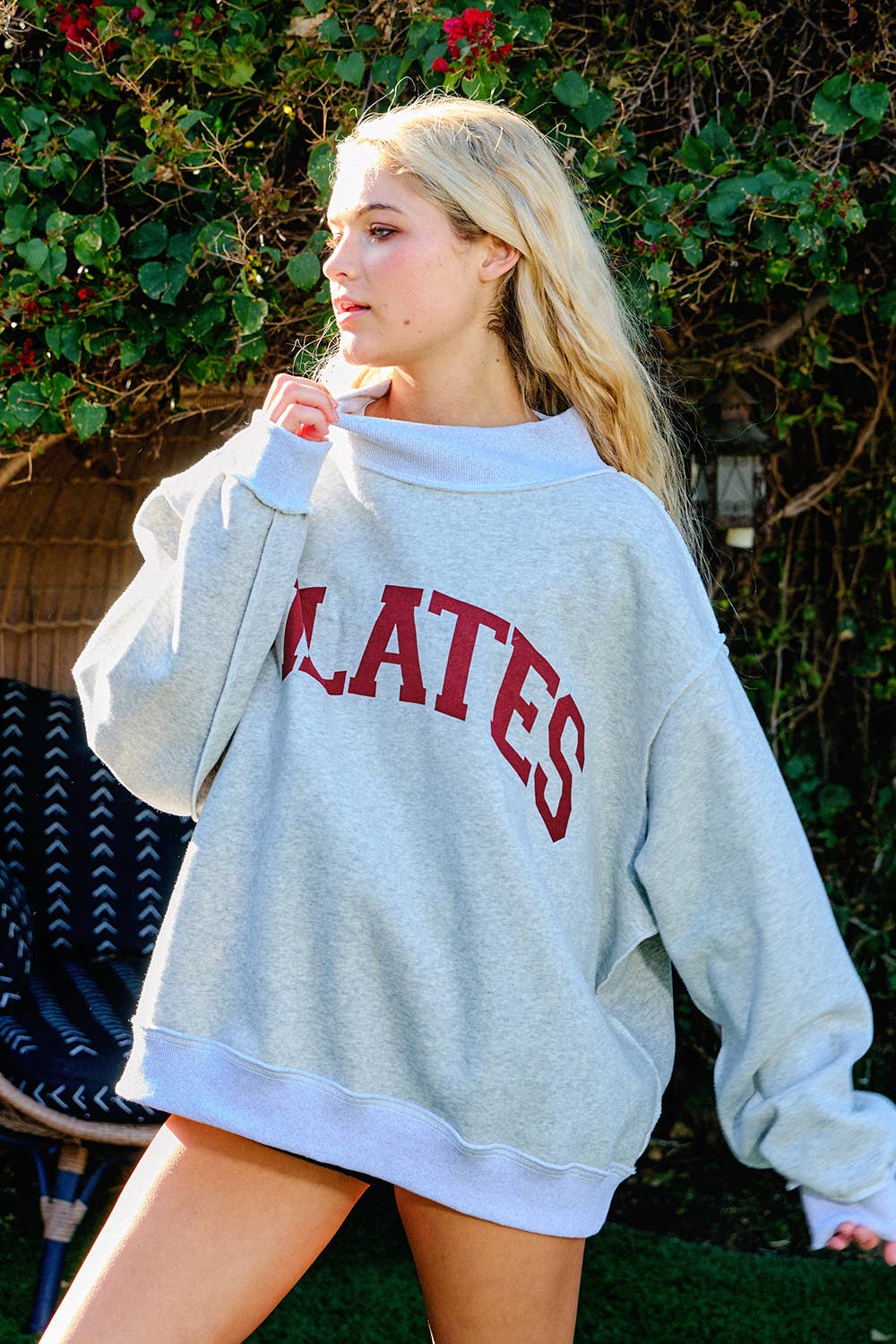 Pilates/Yoga Reversible Mockneck