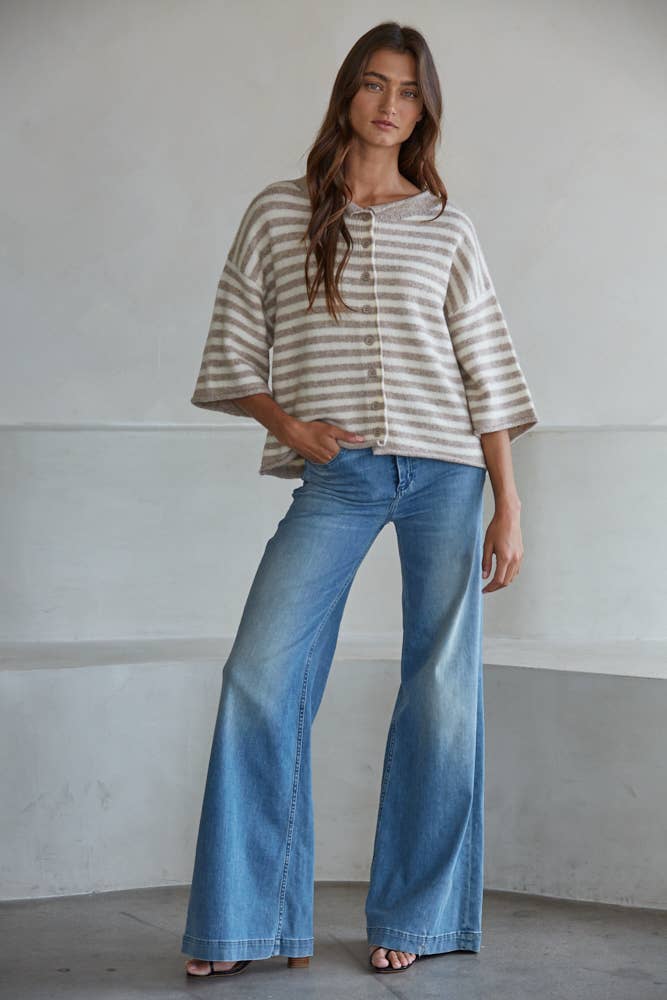 Quartz Short Sleeve Cardigan