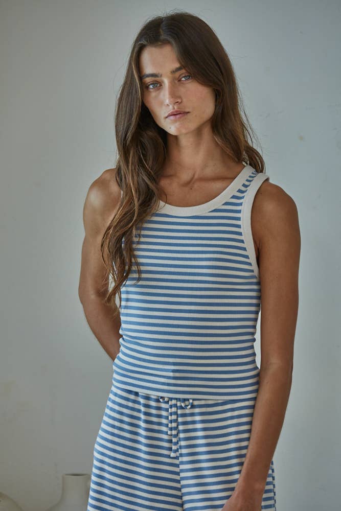 Sky Striped Tank