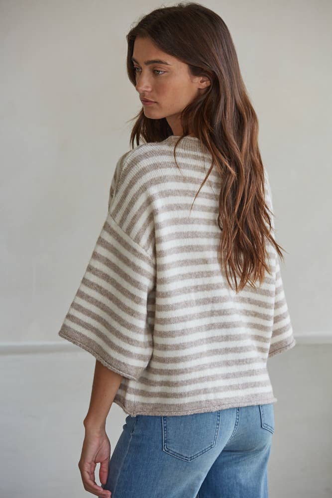 Quartz Short Sleeve Cardigan