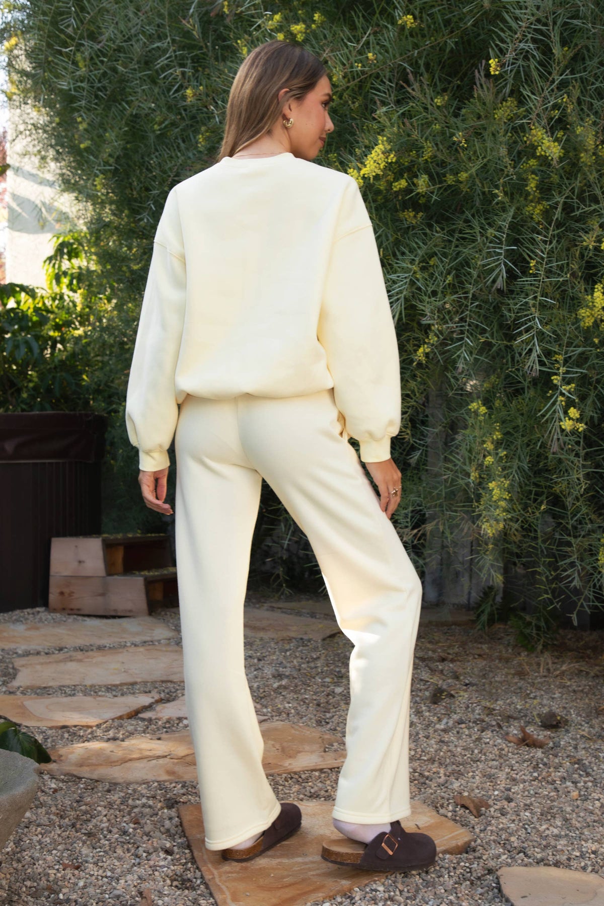 Lightweight Cloud Fleece Wide Leg Pants
