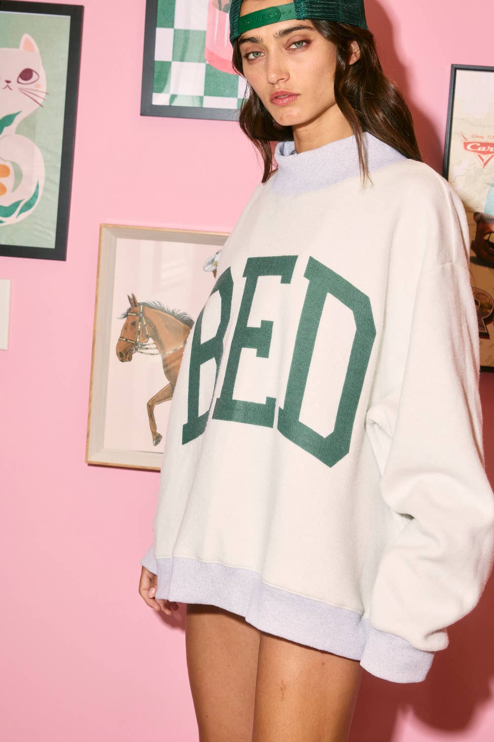 Gym/Bed Reversible Mockneck