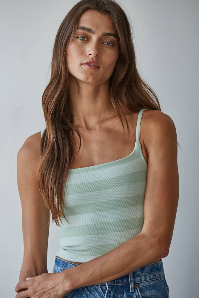 Reverse Stripe Tank