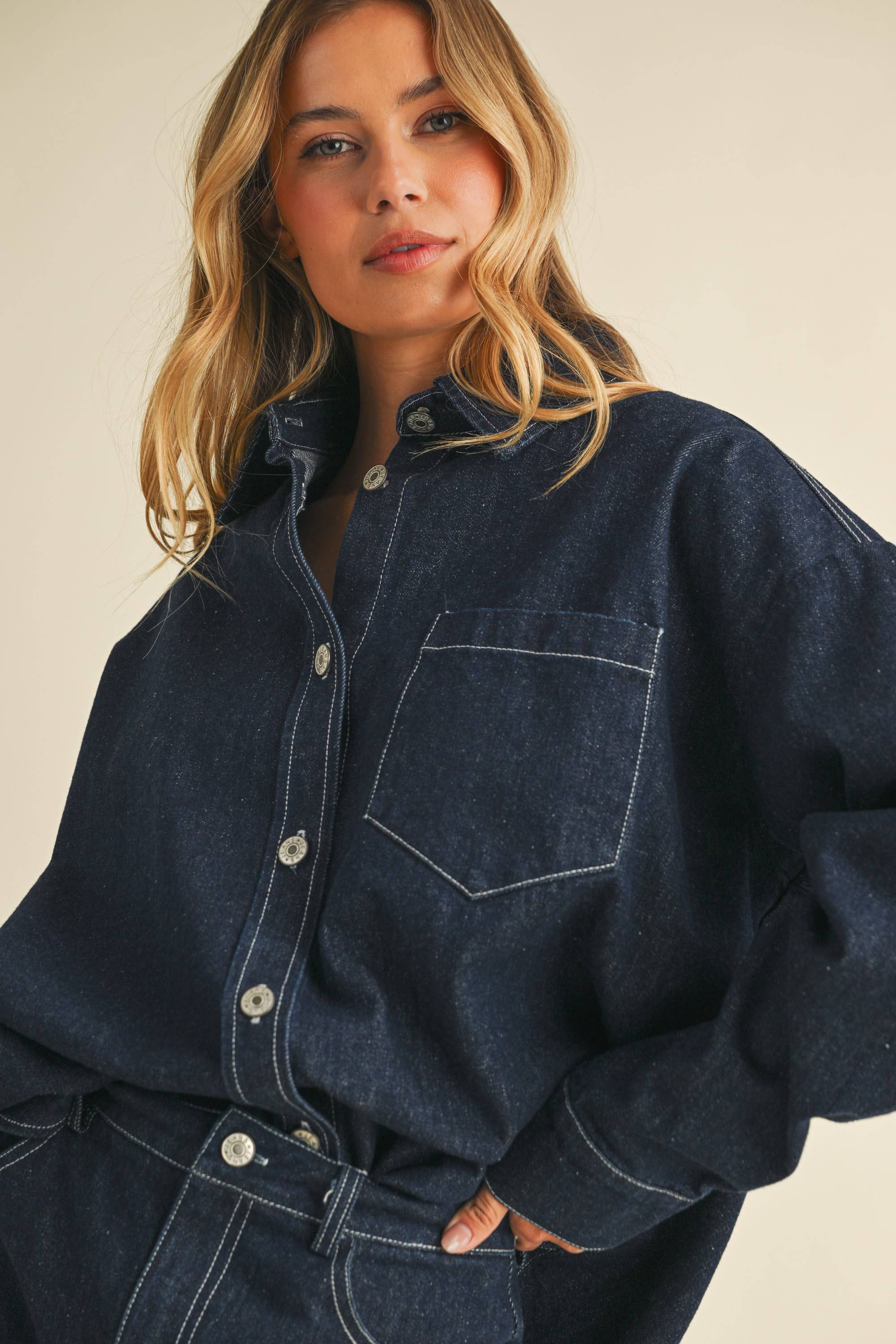 Denim Button Up Shirt