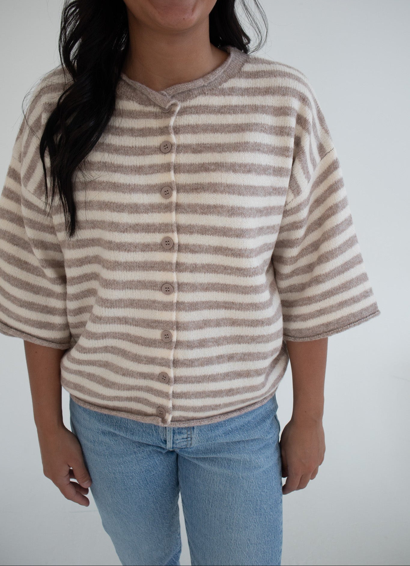 Quartz Short Sleeve Cardigan