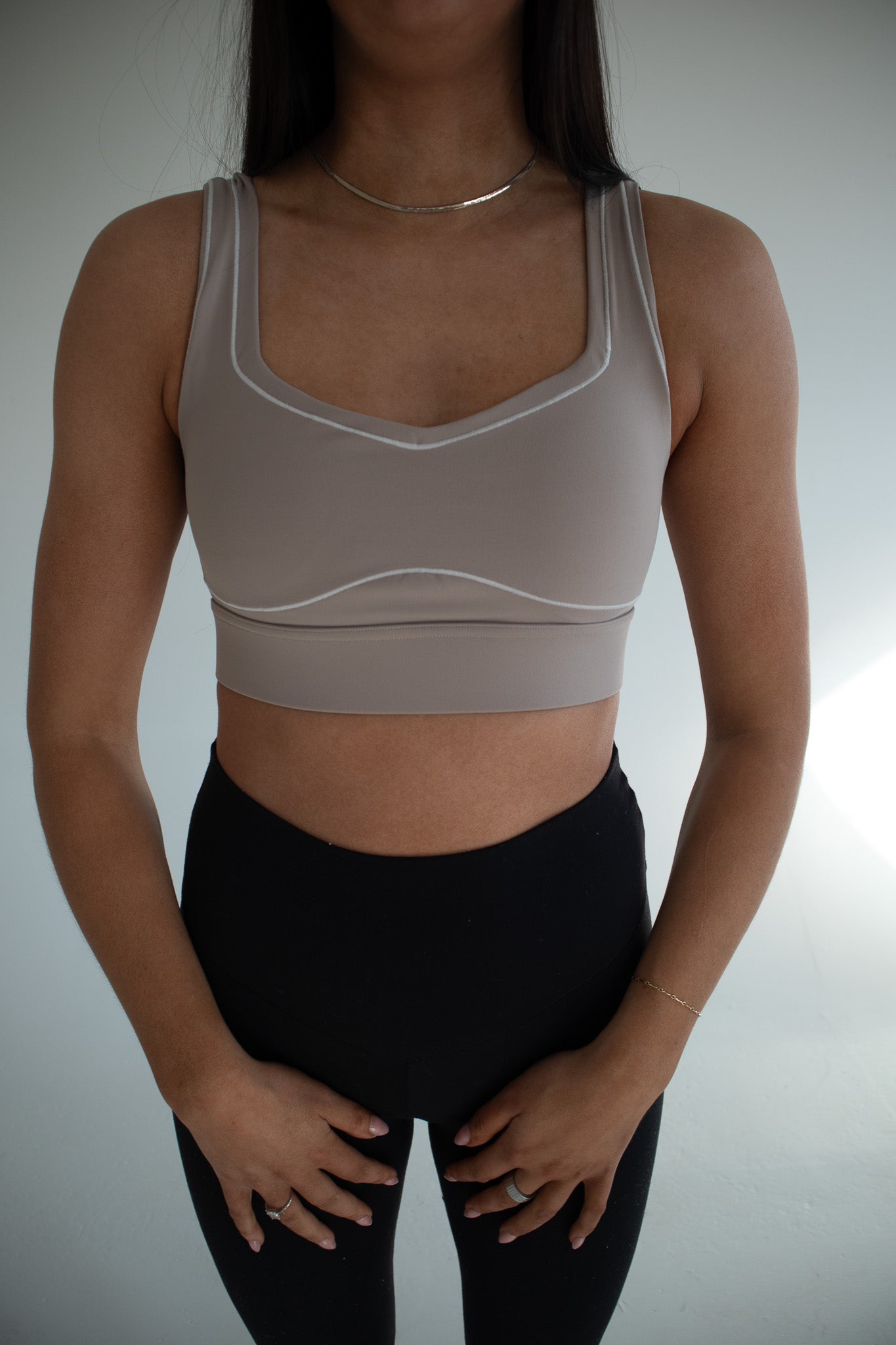 Mocha Active Sports Bra