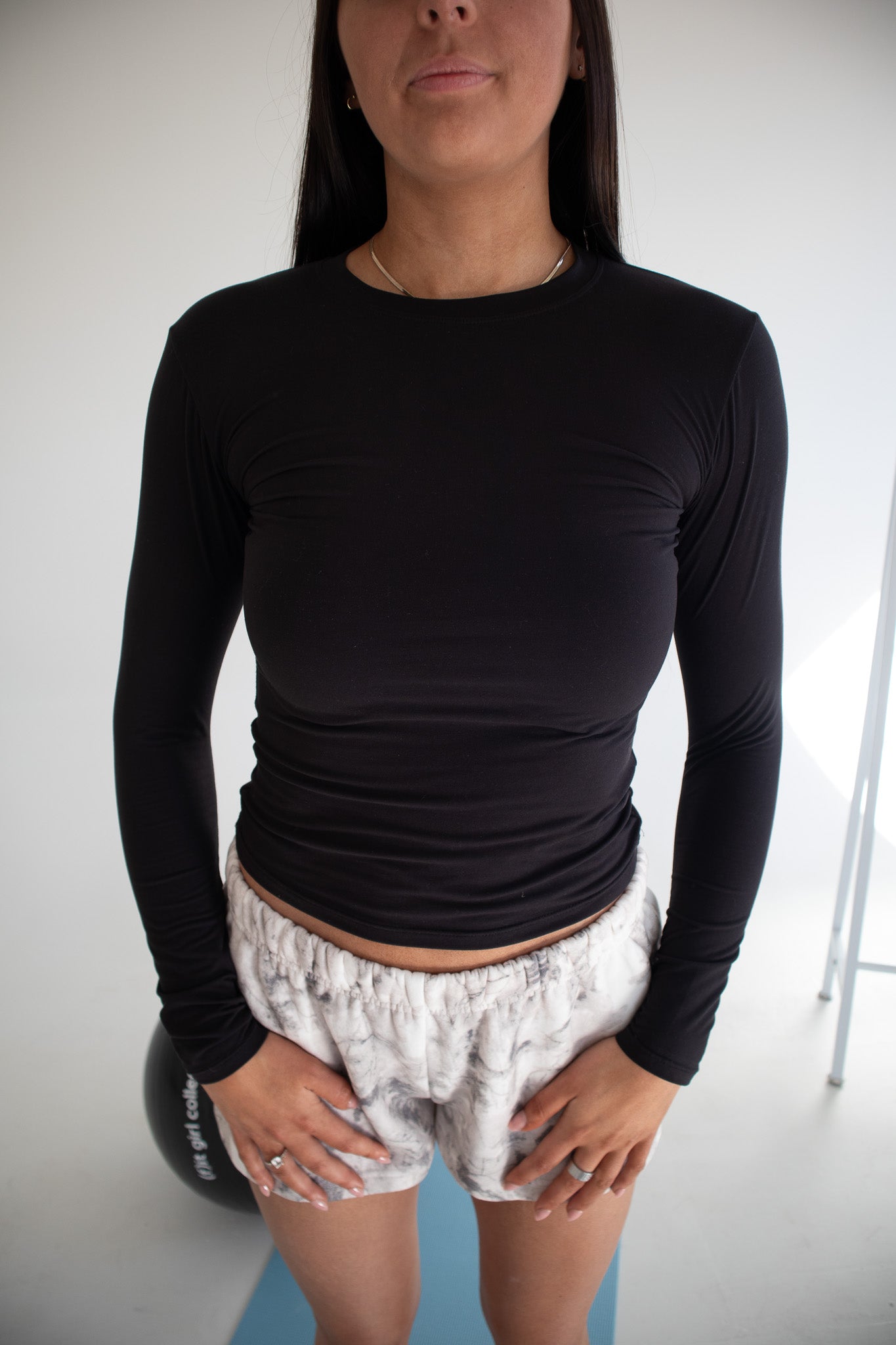 Soft Knit Jersey Long Sleeve Tee