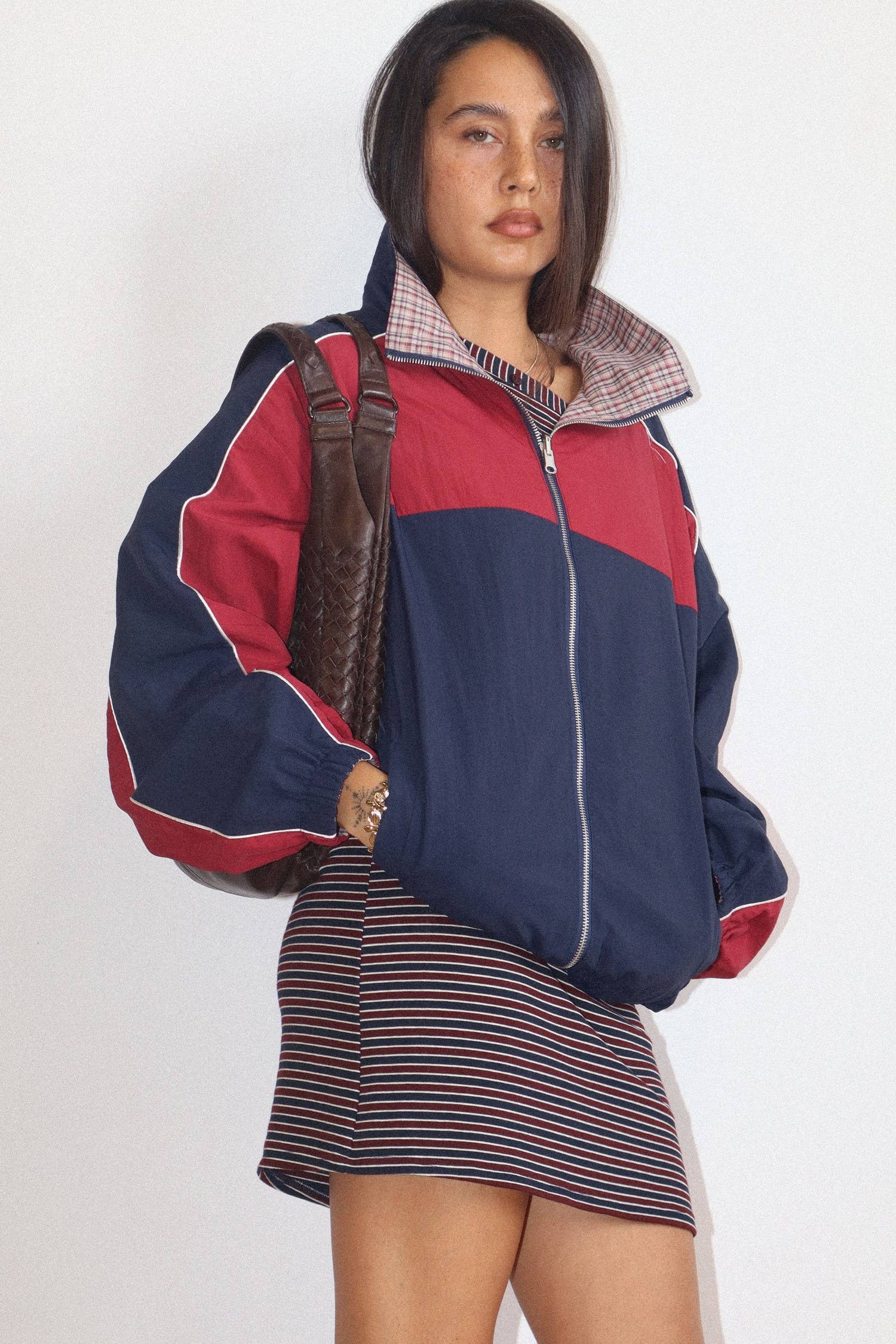 Vintage Pipe Reverse Windbreaker