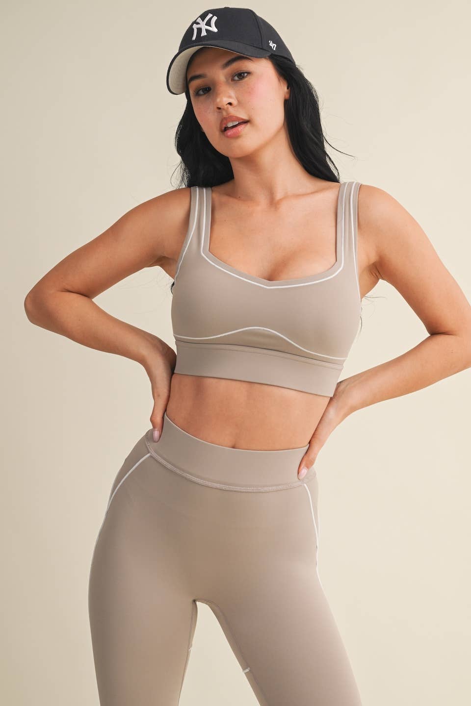 Mocha Active Sports Bra