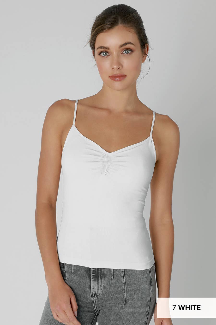 Jersey Shirred Cami