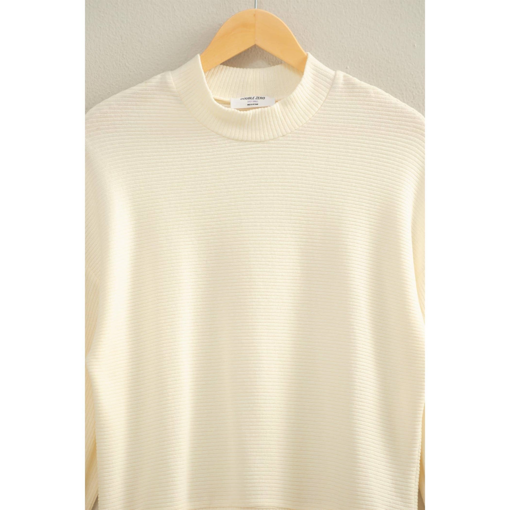 Basic Ribbed Crewneck