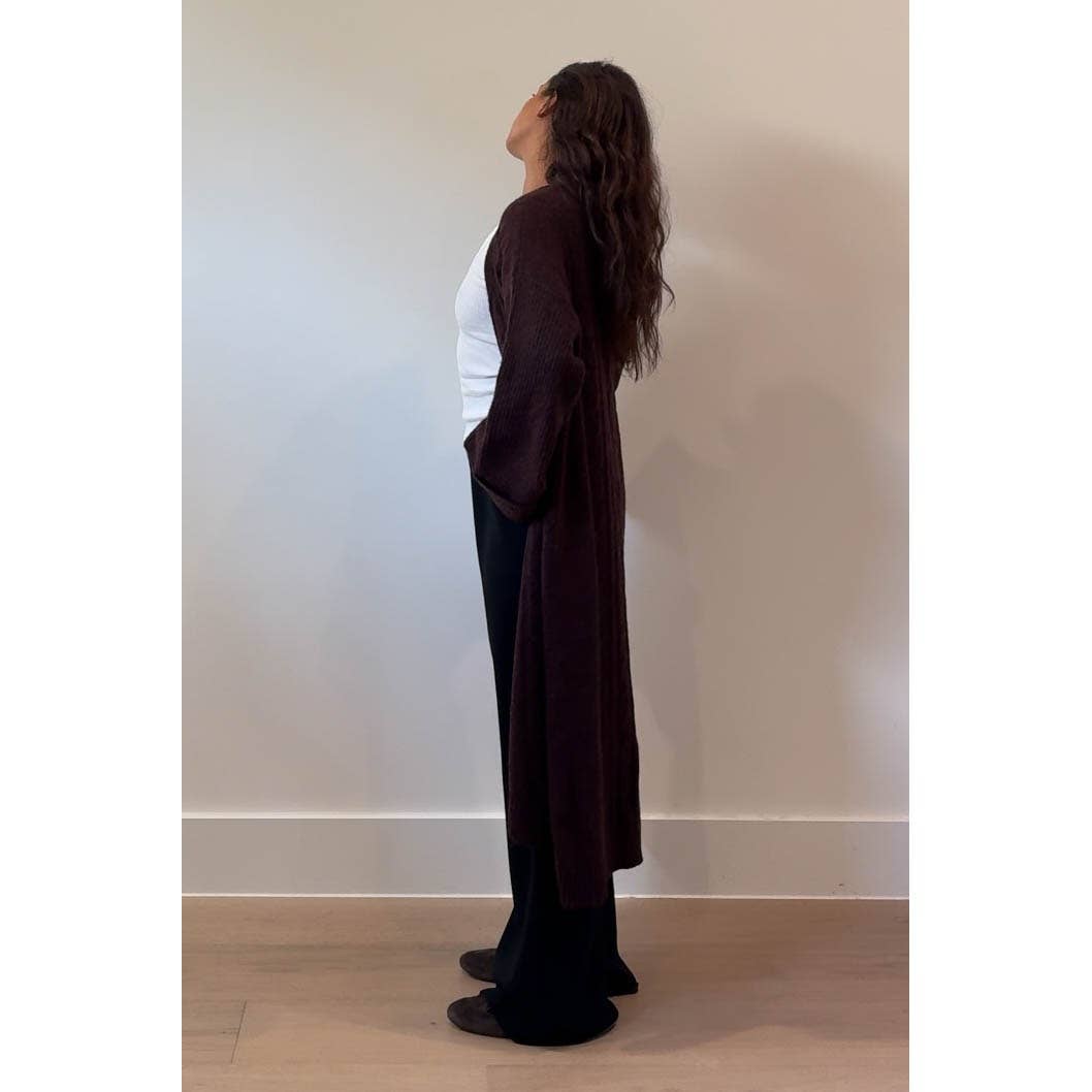 Hot Cocoa Knit Midi Cardigan