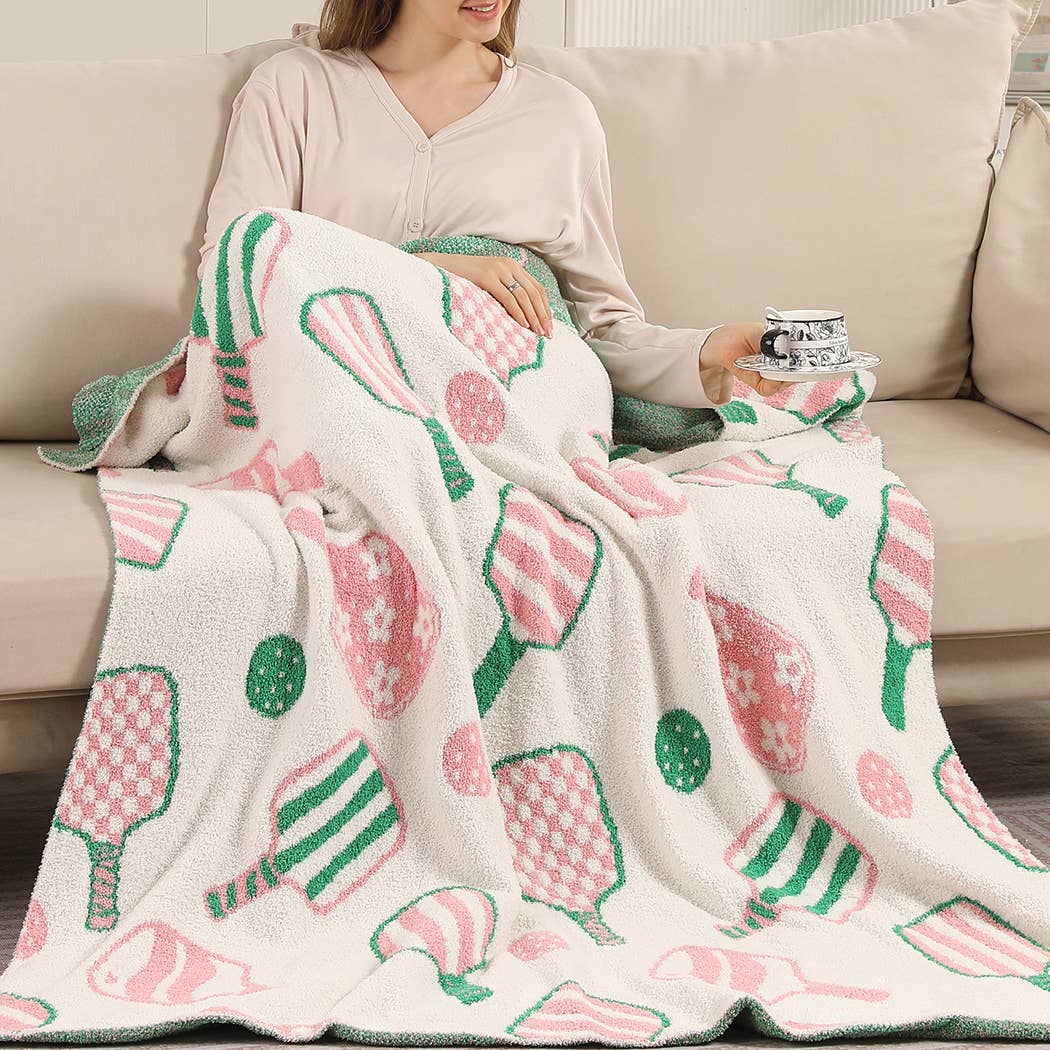 Pickleball Throw Blanket