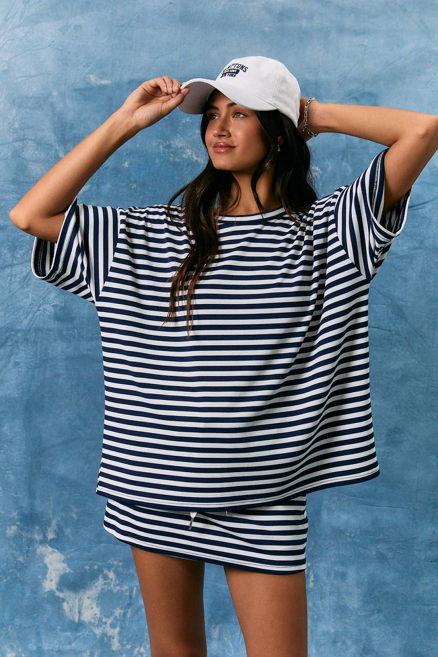 Oversized Stripe Tee