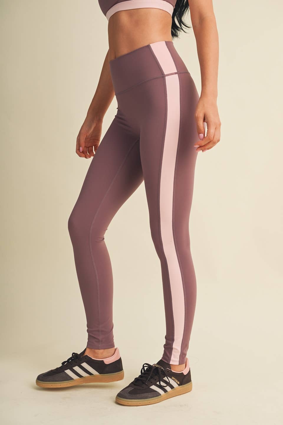 Side Contrast Block Legging