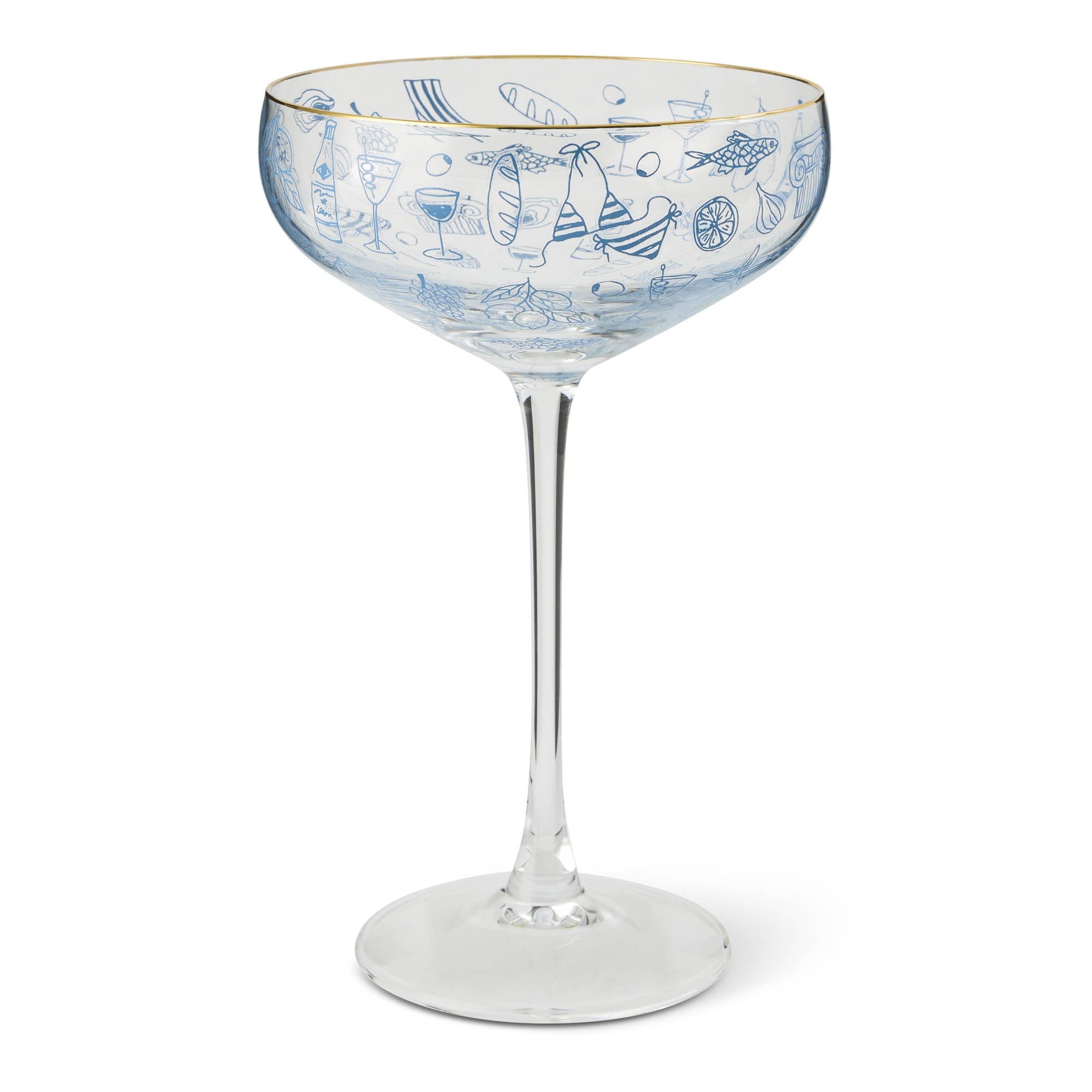 Beachy Cocktail Glass