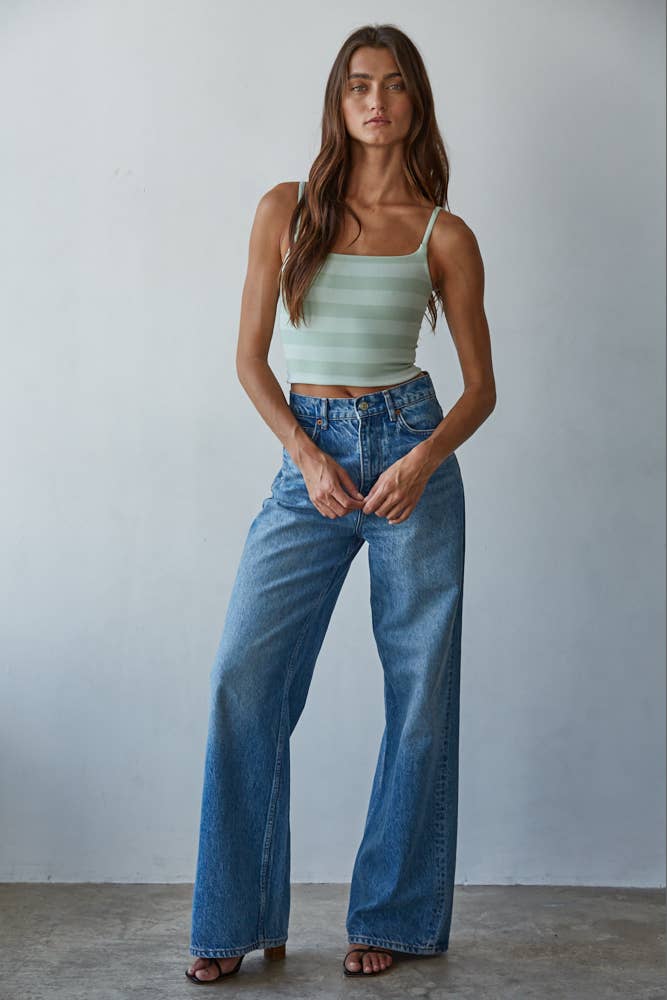 Reverse Stripe Tank