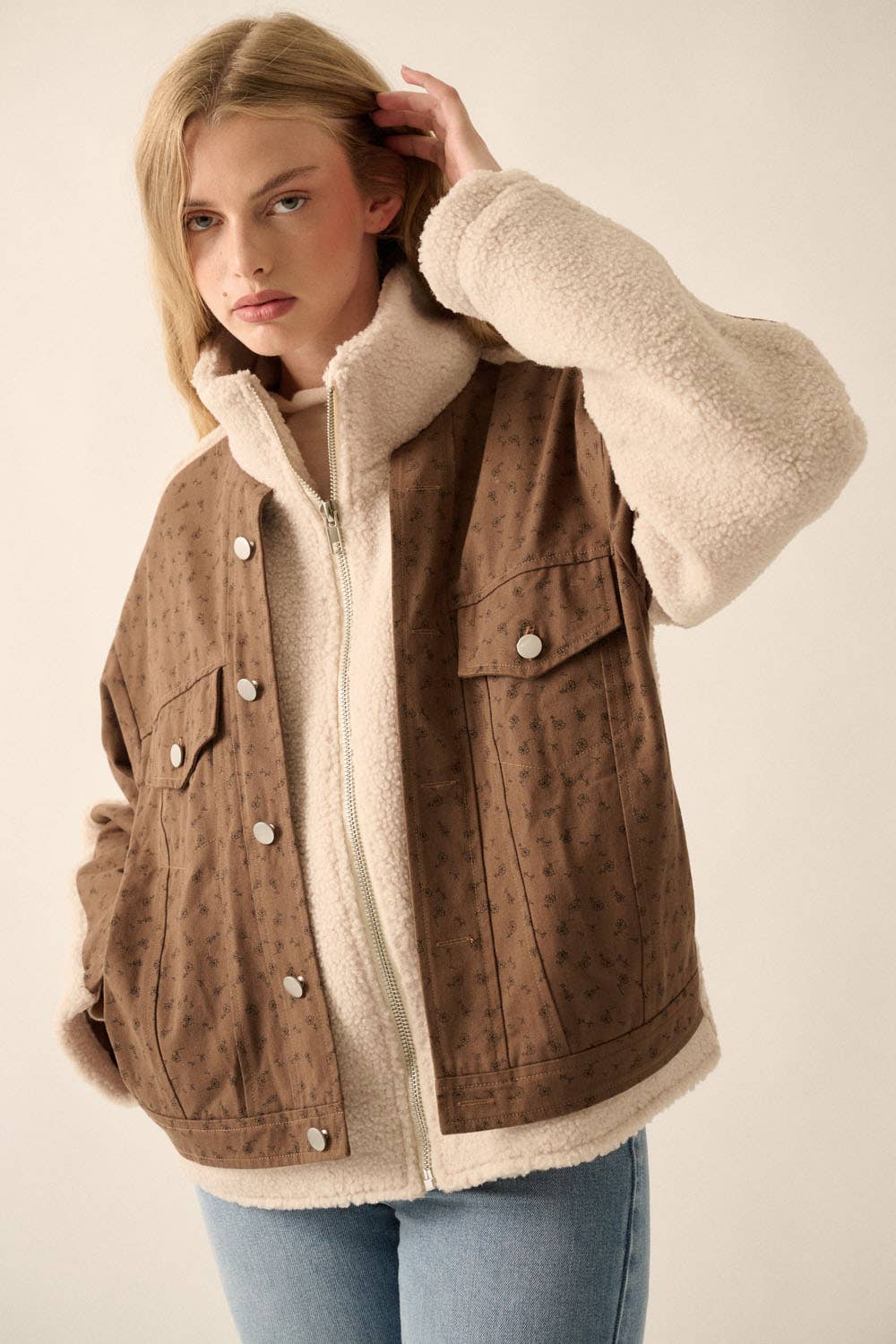2 Faced Teddy Jacket