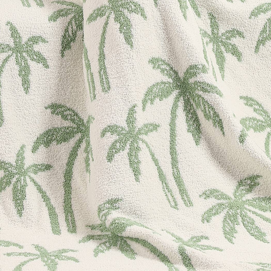 Palm Tree Throw Blanket