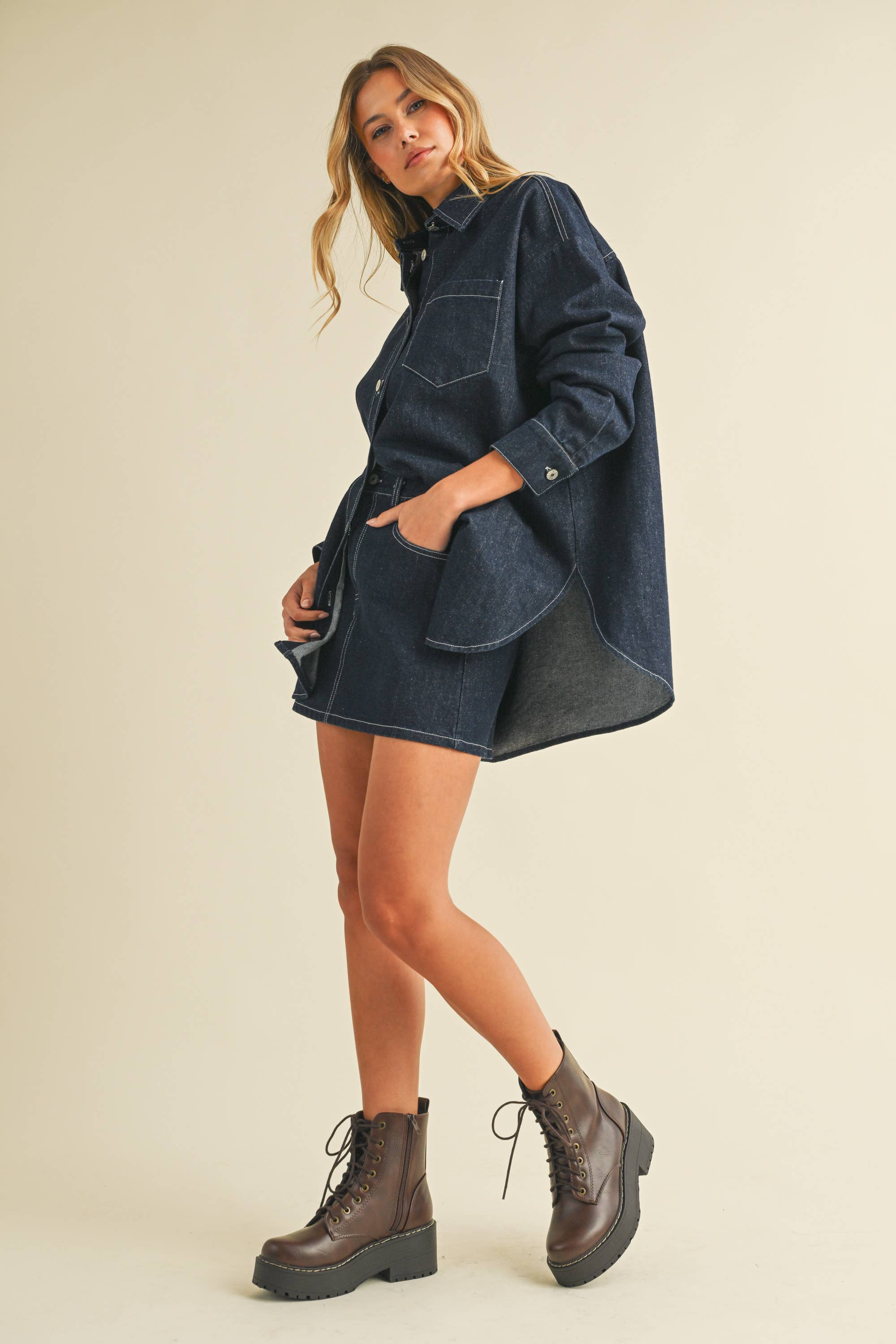 Denim Button Up Shirt